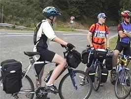 The group prepares to leave North Kessock for the last few miles to Inverness station